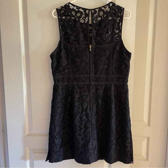 Lilly Pulitzer Juli Lace Romper Noir Size 14 - Picture 3 of 16